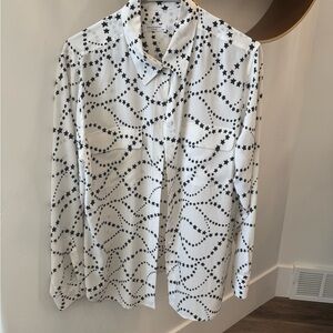 Equipment Black Star Patterned Shirt